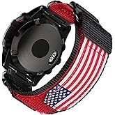 Compatible With Garmin Watch Band, Super Rugged Nylon Sports Strap With Woven Loop Design For Fenix/Forerunner/Approach/MARQ/Quatix/D2 Series, Tough Replacement Band For Men Women