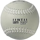 Markwort Color Coded Weighted 11-Inch Softball for Training and Practice