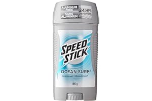Speed Stick Clear Deodorant, Ocean Surf Scent for Men, 85g