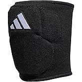Adidas Unisex-Adult 5-Inch Volleyball Kneepads, Black/White, Small