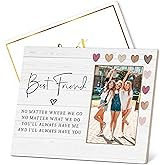 patcate Best Friends Picture Frame Gift, BFF Gifts, Friends Forever Gift, Appreciation Gifts For Friend, 4x6 Picture Frame For Wall And Tabletop Display-B05