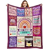 NIVAY Teacher Gifts for Women - Teachers Appreciation Gifts for Women - End of Year/Back to School Teacher Gift - Best Teachers Christmas Valentines Day Retirement Birthday Present Blanket 50"X60"
