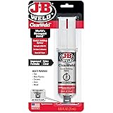 J-B Weld 50112 ClearWeld 5 Minute Set Epoxy Syringe - Clear - 25 ml, 25ml