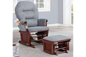 Lennox Furniture Emily Glider Rocker Combo Natural Choclate