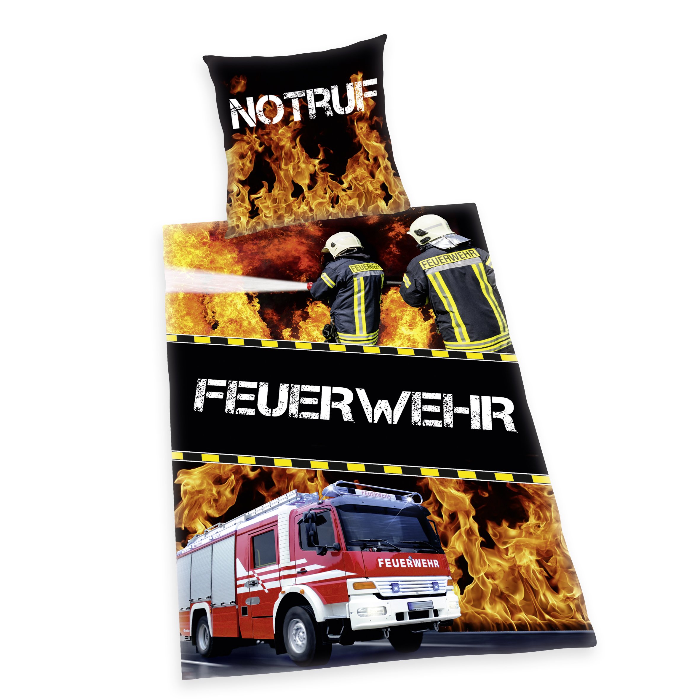 Herding Bedding Set, Cotton, Multicoloured, 140 x 200cm