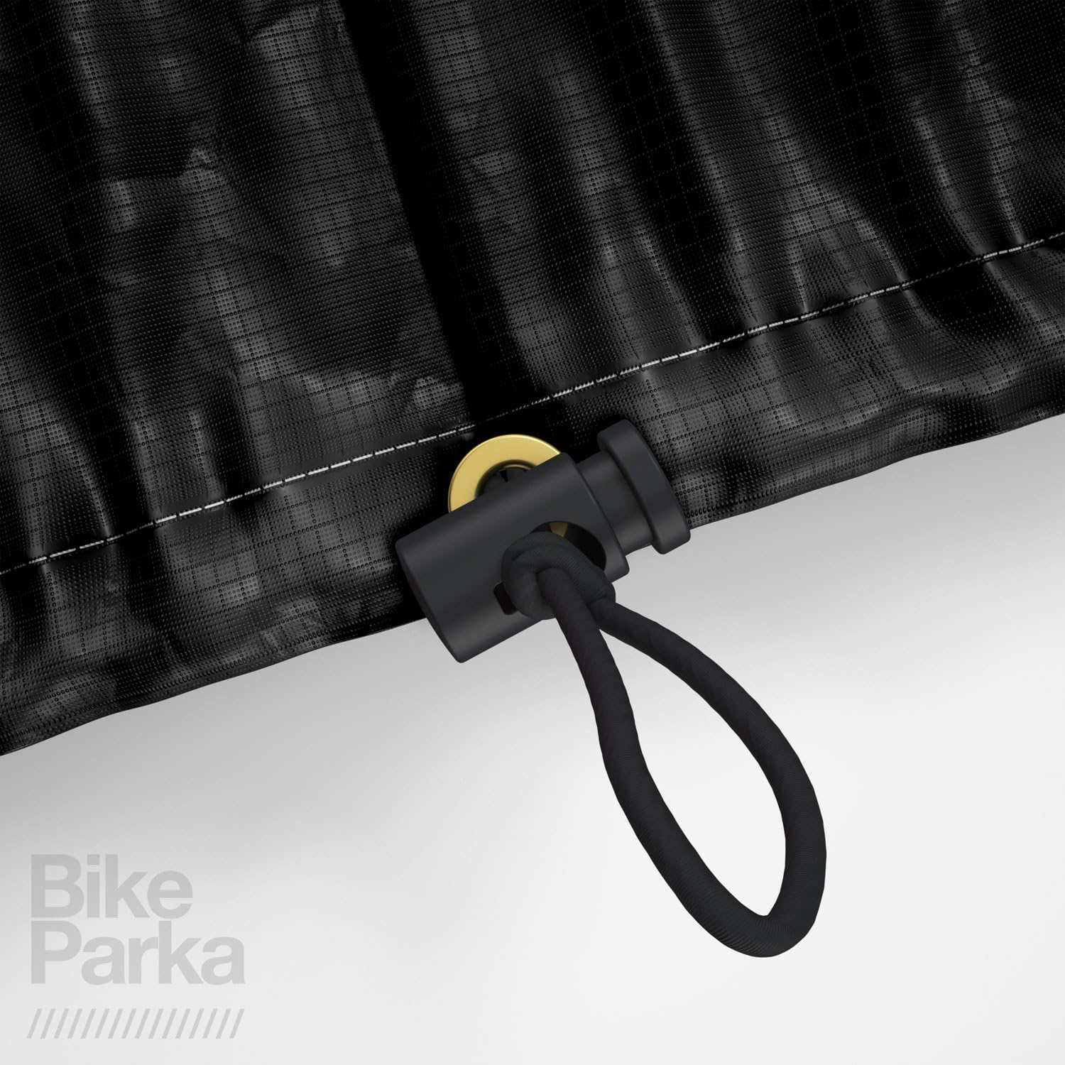 BikeParka STASH Waterproof Bicycle Cover - INK Black, 220 x 140 cm - Image 5