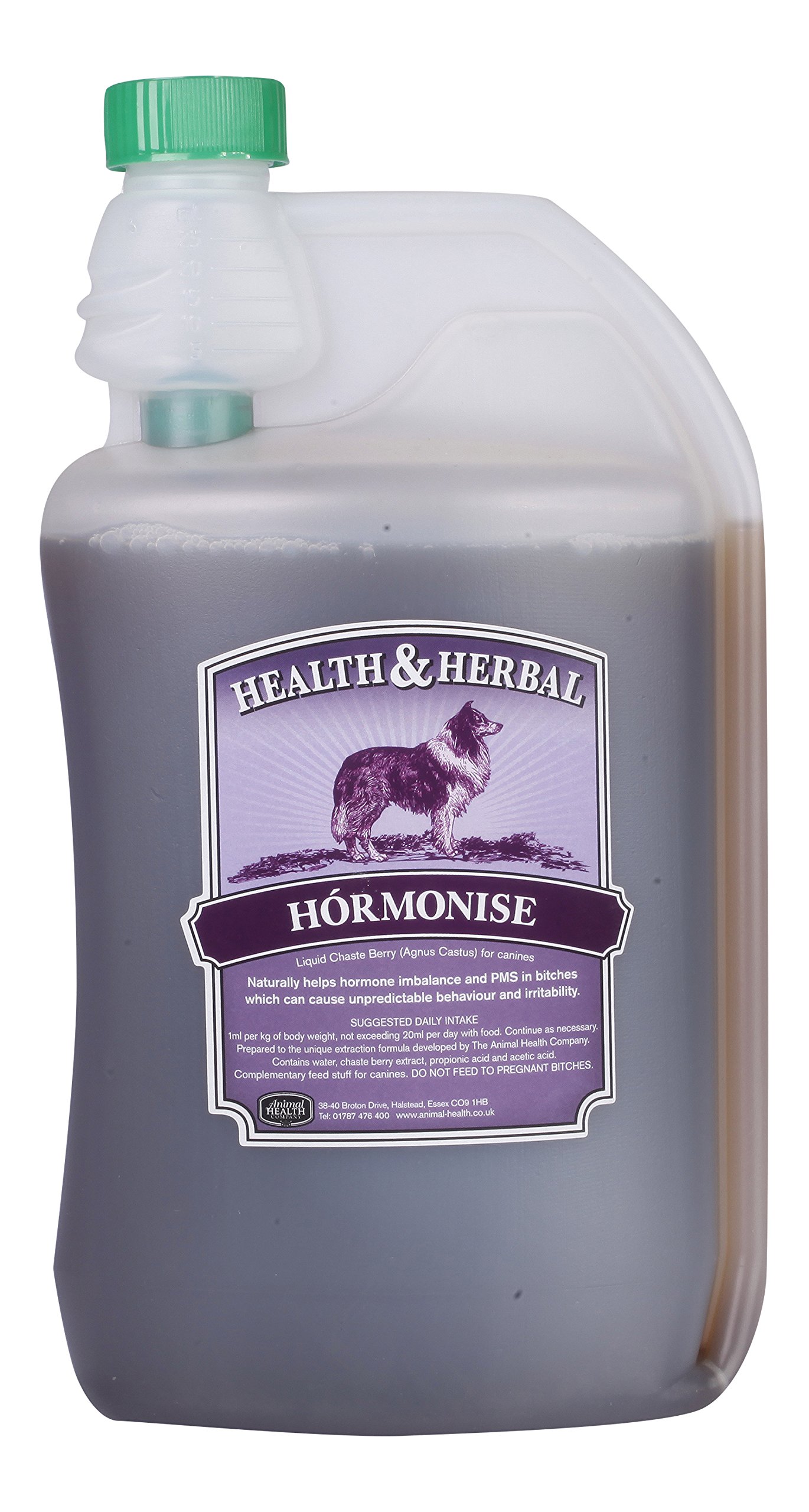 Health & Herbal Hormonise for Dogs, 1 Litre