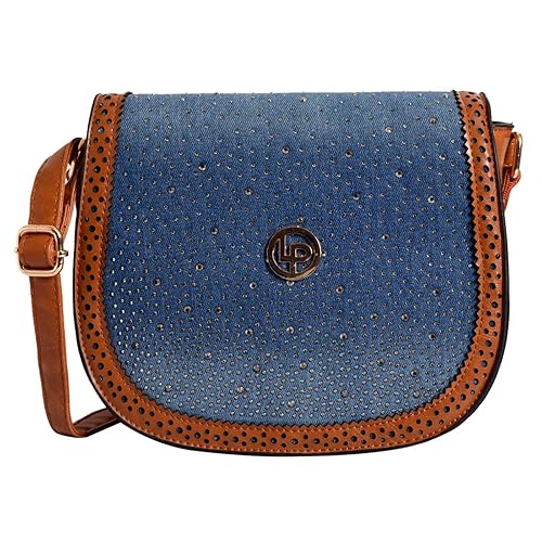 Lino Perros Womens Sling Bag (Blue)