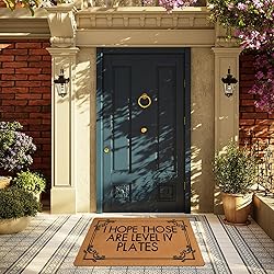IFHUH Level 4 Plates Doormat - Funny Welcome Mat
