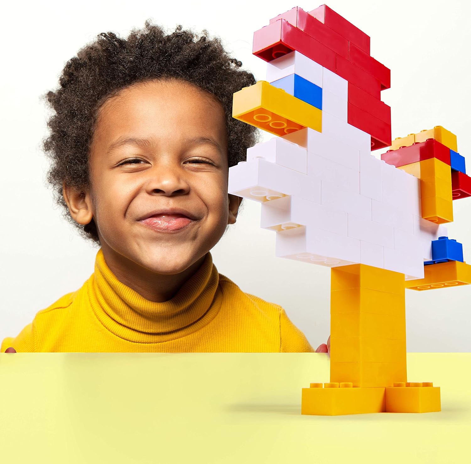 Simba 104114201 Blox 500 Building Blocks for Children from 3 Years 8 Brick Box without Base Plate Fully Compatible Mixed Colours Black Red White Yellow Blue - Image 5