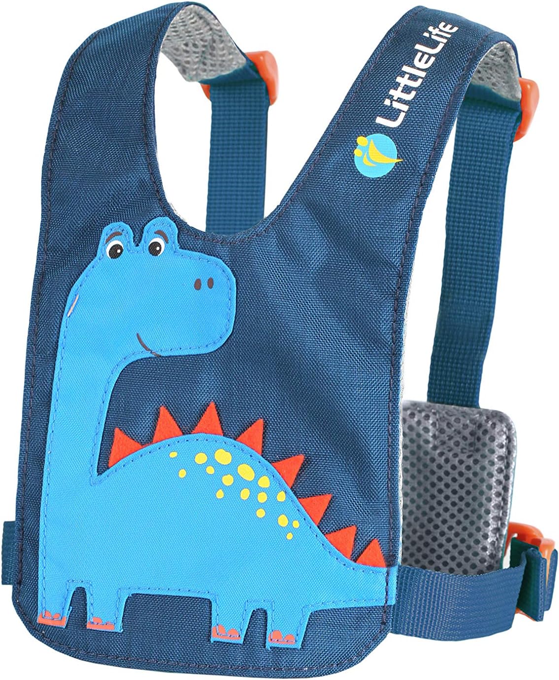 LittleLife Child & Toddler Safety Walking Harness & Reins, Dinosaur (Blue)
