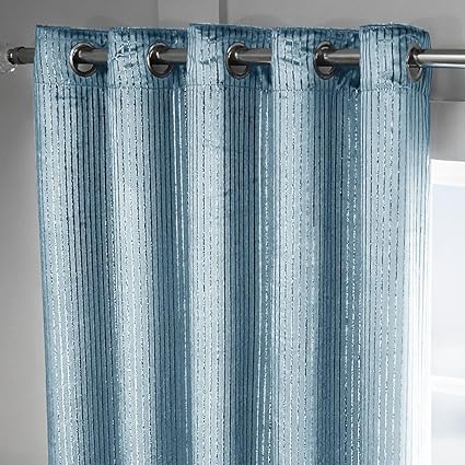 Tony S Textiles Velvet Sparkle Glitter Stripe Fully Lined Ring Top