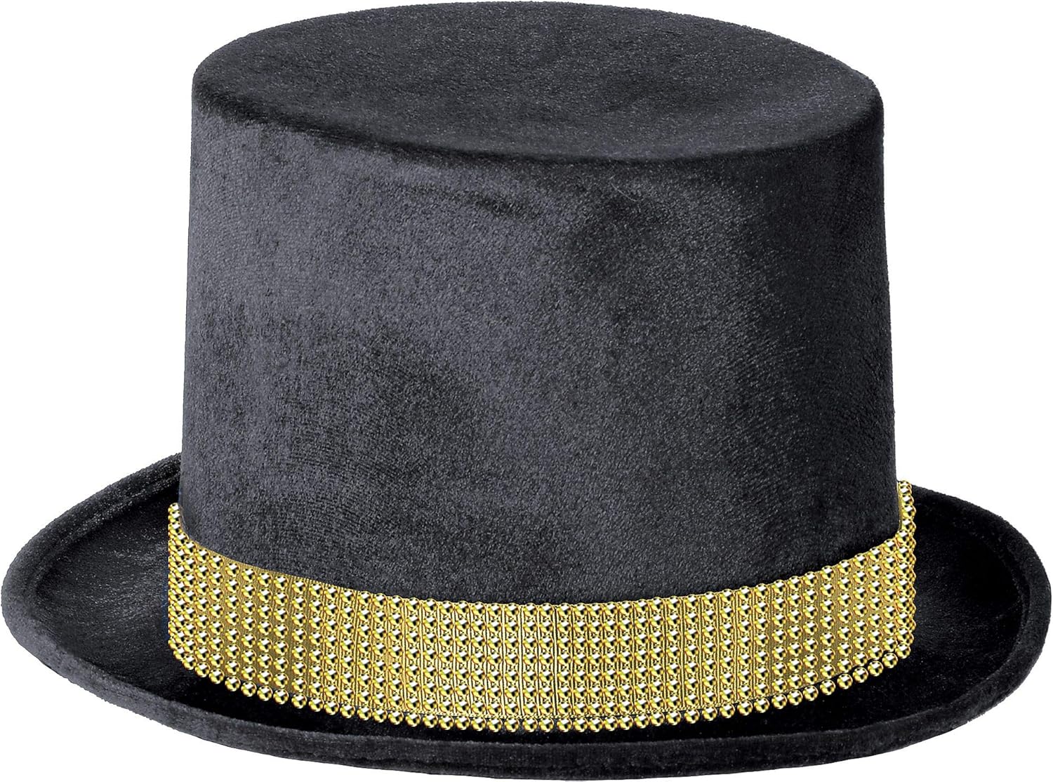 black and gold hat