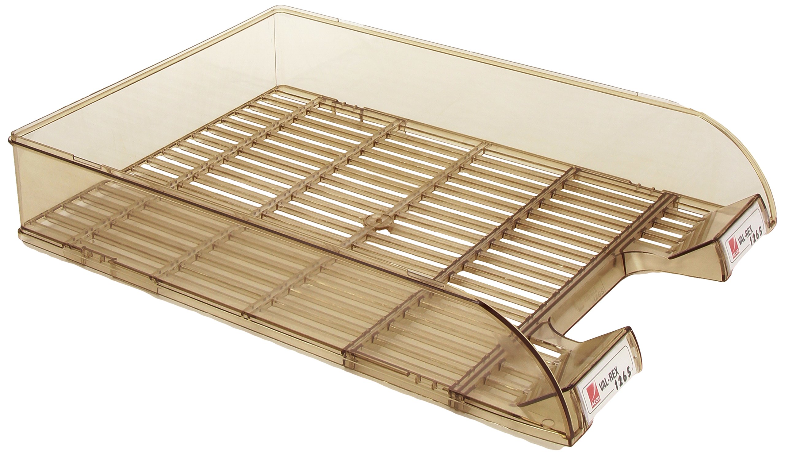 Rexel 9126577 Cabinet Basket Valrex, 260 x 367 x 68 mm, 1 pcs, Smoke
