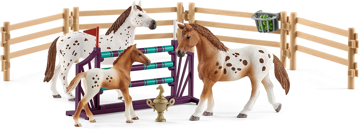 schleich trained horse