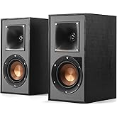 Klipsch R-51M Bookshelf Speakers - Black (Pair) (Renewed)