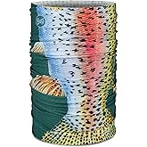 BUFF CoolNet UV Neck Gaiter, UPF 50 Sun Protection, Breathable, Versatile, Quick Dry Face Mask, Fishing Designs, Adult Size