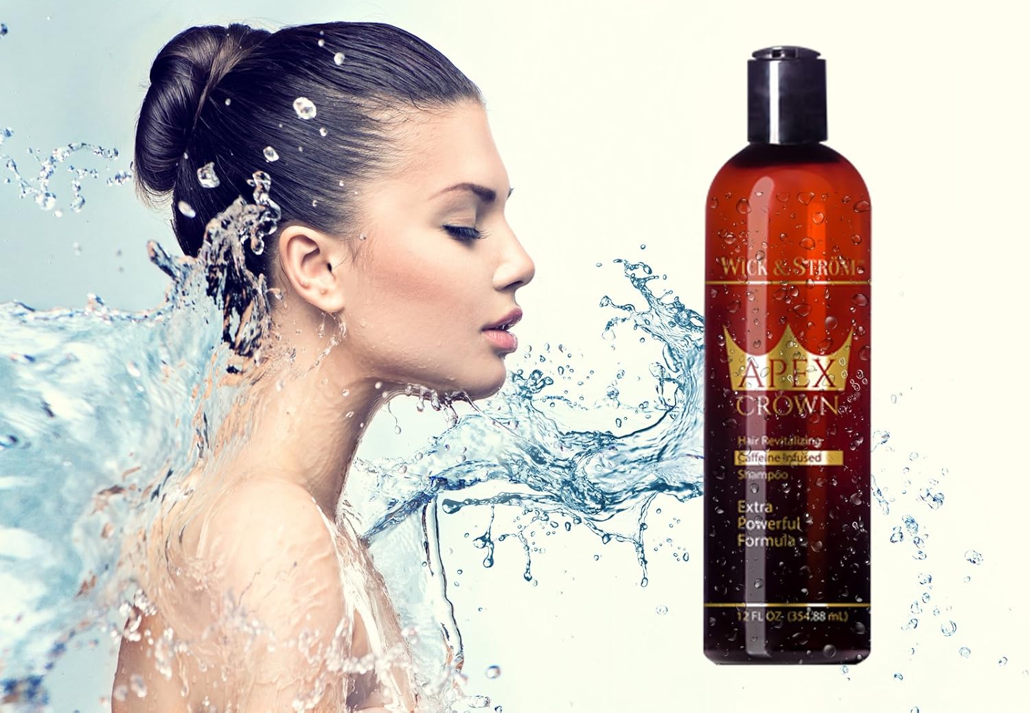 Anti Hair Loss Shampoo - Wick & Strom (Caffeine, Biotin, Saw Palmetto, Aloe Leaf, Keto.+ No Minoxidil Formula) Stimulates Hair Growth For Men and Women/12oz.: Beauty