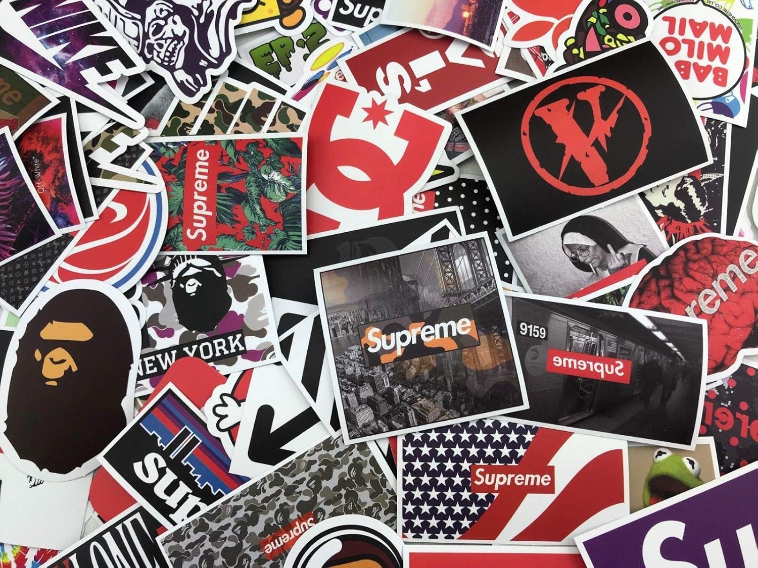 100 hypebeast stickers