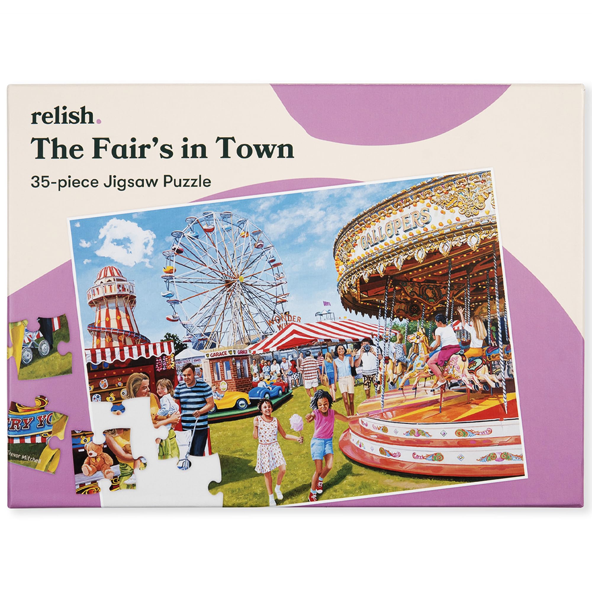 Relish - Dementia Jigsaw Puzzles for Adults, 35 Piece The Fair's in Town Puzzle - Activities & Gifts for Elderly People with Alzheimer's