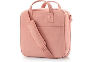 ZICOTO Sturdy 3-Ring Zipper Binder with Shoulder Strap for School – Beautiful 2-Inch Zip-Up Binder with Extra Pockets Holds 500 Sheets, Books & Laptop – Easy-to-Carry Trapper Keeper Made of Premium Fabric