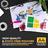 LamX A4 Laminating Pouches 150 micron 75+75 High Gloss Anti-Static Pack of 100 view 2