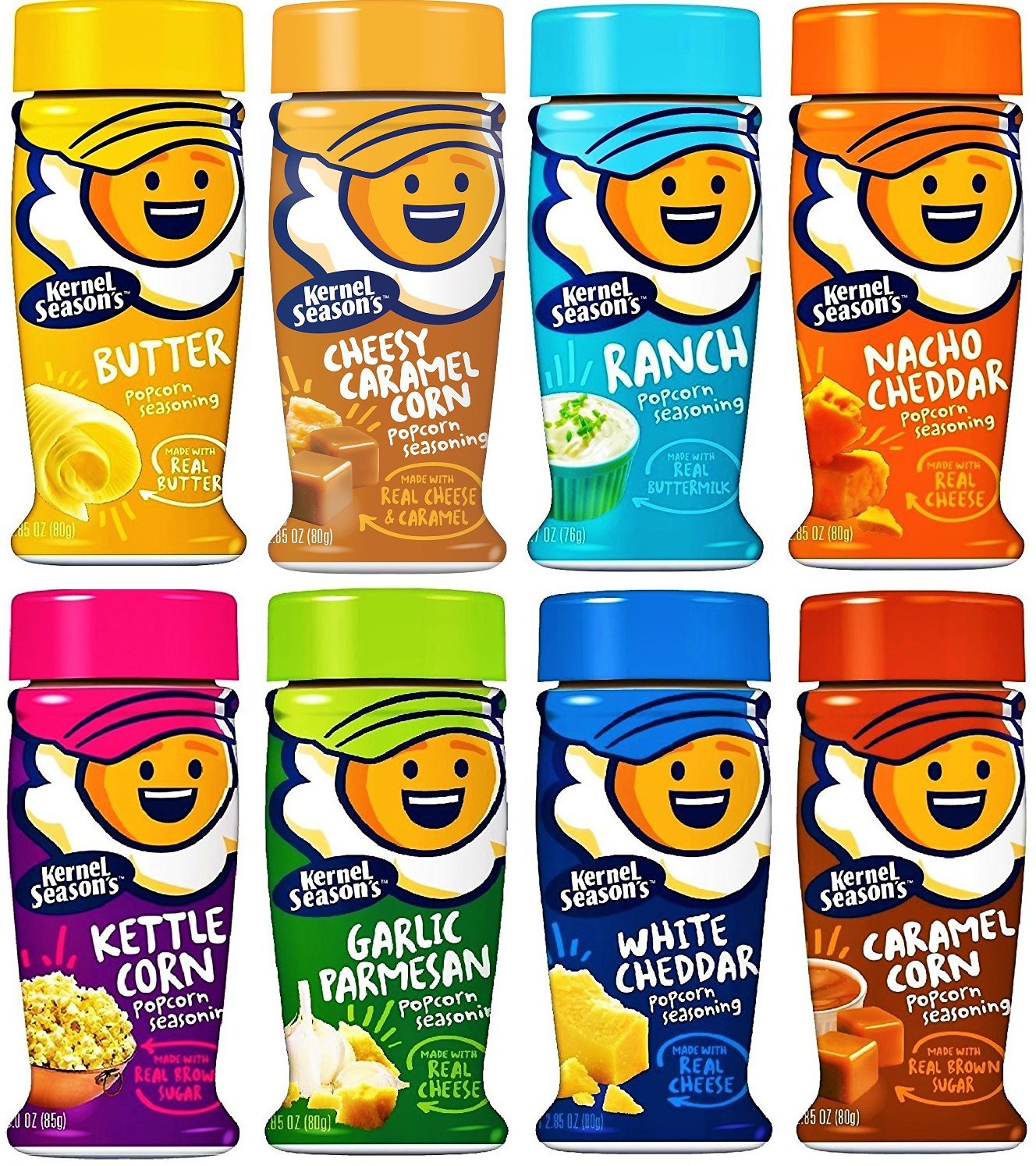 Kernel Season's COMPLETE SEASONING KIT (Variety Pack Bundle of ALL 12 Flavors) : Grocery & Gourmet Food