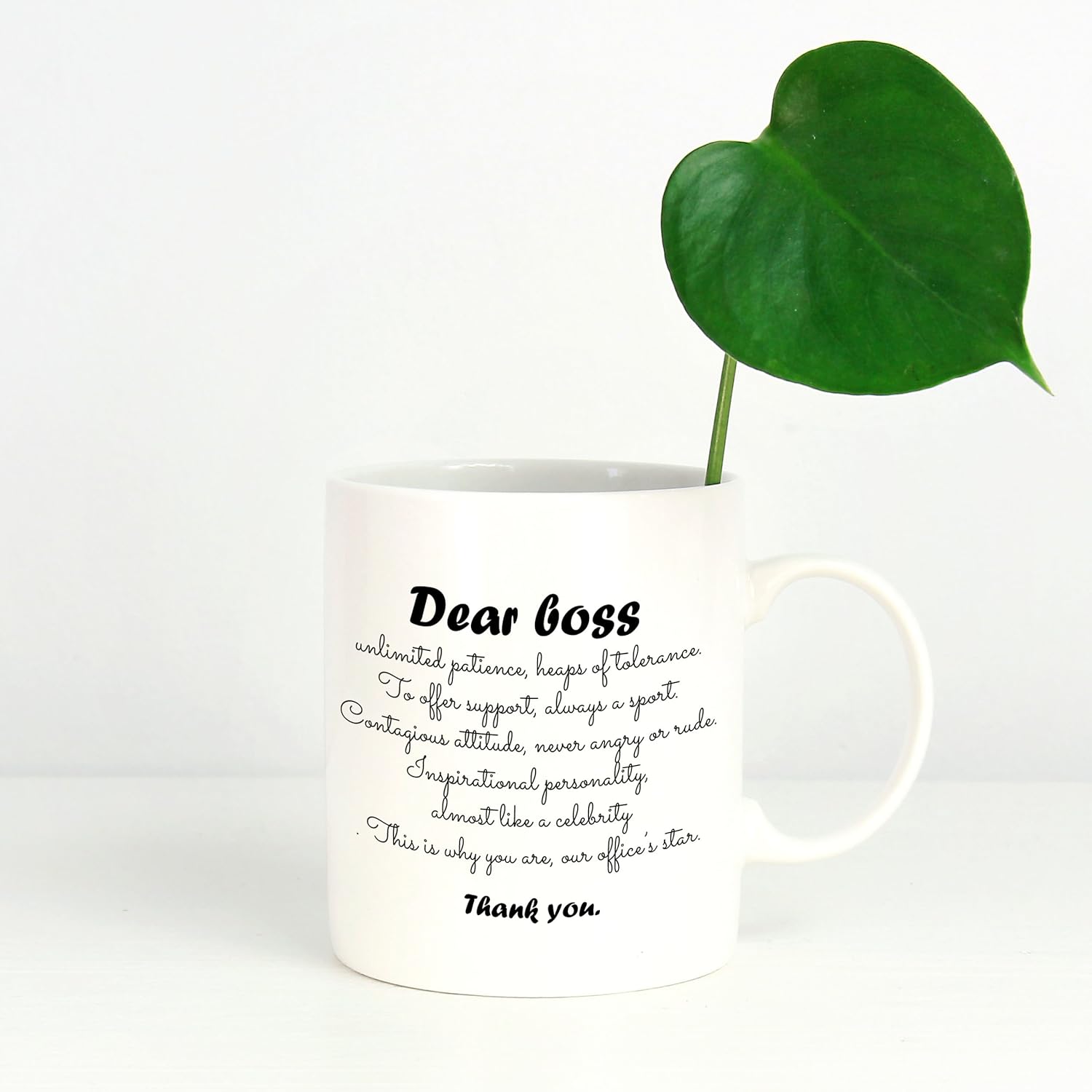 dear boss lady mug