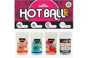 HotFlowers Hot Balls Game - Hot&Ice, Hot, Ice, Thermo Shock - Thermo-Sensation Balls for Adults, Unisex