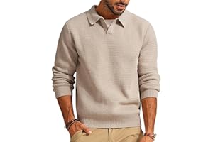 PJ PAUL JONES Mens Sweater V Neck Pullover Sweater Long Sleeve Cable Knit Textured Sweater