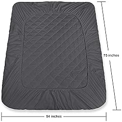 Utopia Bedding Quilted Fitted Mattress Pad, Full