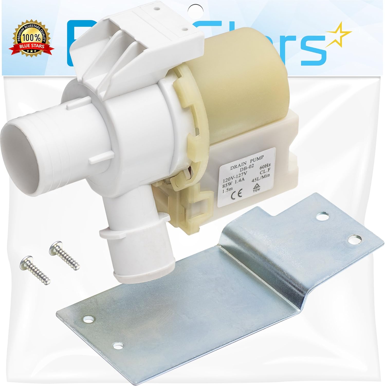 Ultra Durable WH23X10030 Washer Drain Pump Motor Replacement Part by