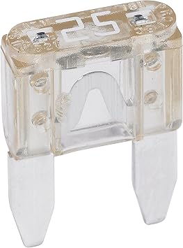 bussmann atm 25 atm automotive blade fuse 25 amp 5 pack tin