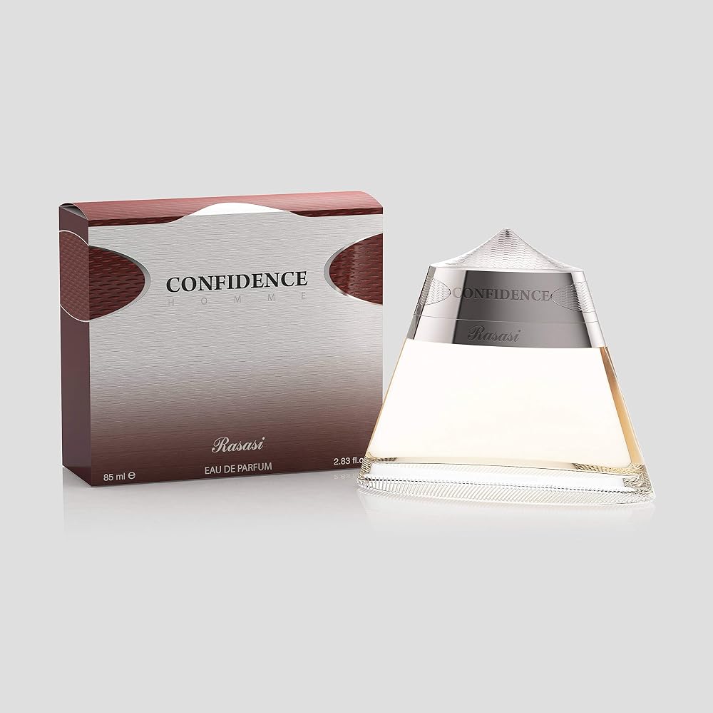 Rasasi Confidence Homme Eau de Parfum for Men Woody Spicy 85 ml