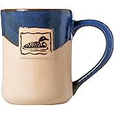 Cape Shore 16oz Hand-Crafted Stamped Potter's Mug, Multiple Styles Available (Loon)
