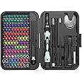ORIA Precision Screwdriver Set, 132 in 1 Screwdrivers Kit with 108 Screwdrivers Bits, Upgraded Repair Tool Kit, Color Coded Screwdriver Set with Extension Rod for Phone,Eyeglass, Watch