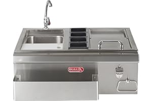 BULL Outdoor Products Stainless Steel Drop-In Bar Center, 30-Inch