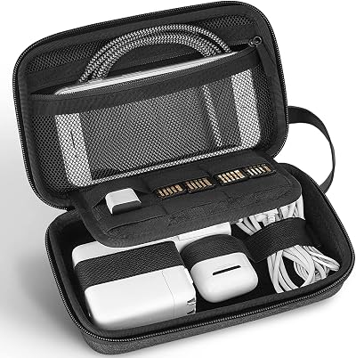 JETech Travel Accessories Organizer Case Gadget Pouch for Cables SD Card