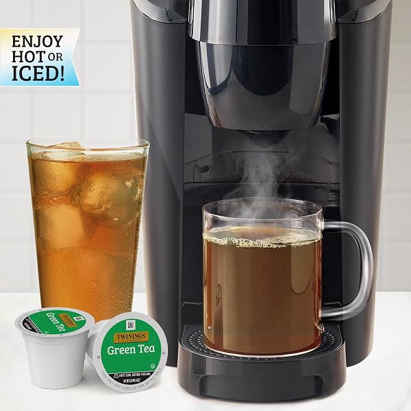 TWININGS GREEN TEA K-CUP PODS FOR KEURIG, 56 COUNT (PACK OF 1), SMOOTH & REFRESHING FLAVOUR, CAFFEINATED, ENJOY HOT OR ICED