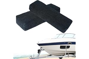 Desunqin 2 Pack Carpeted Marine Boat Trailer Bunks, Boat or ski Trailer Black Bunk Boards for Trailer Boats