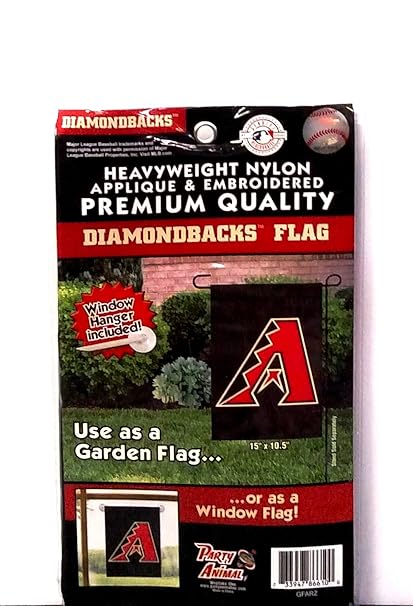 Amazon Com Arizona Diamondbacks Garden Window Flag Banner