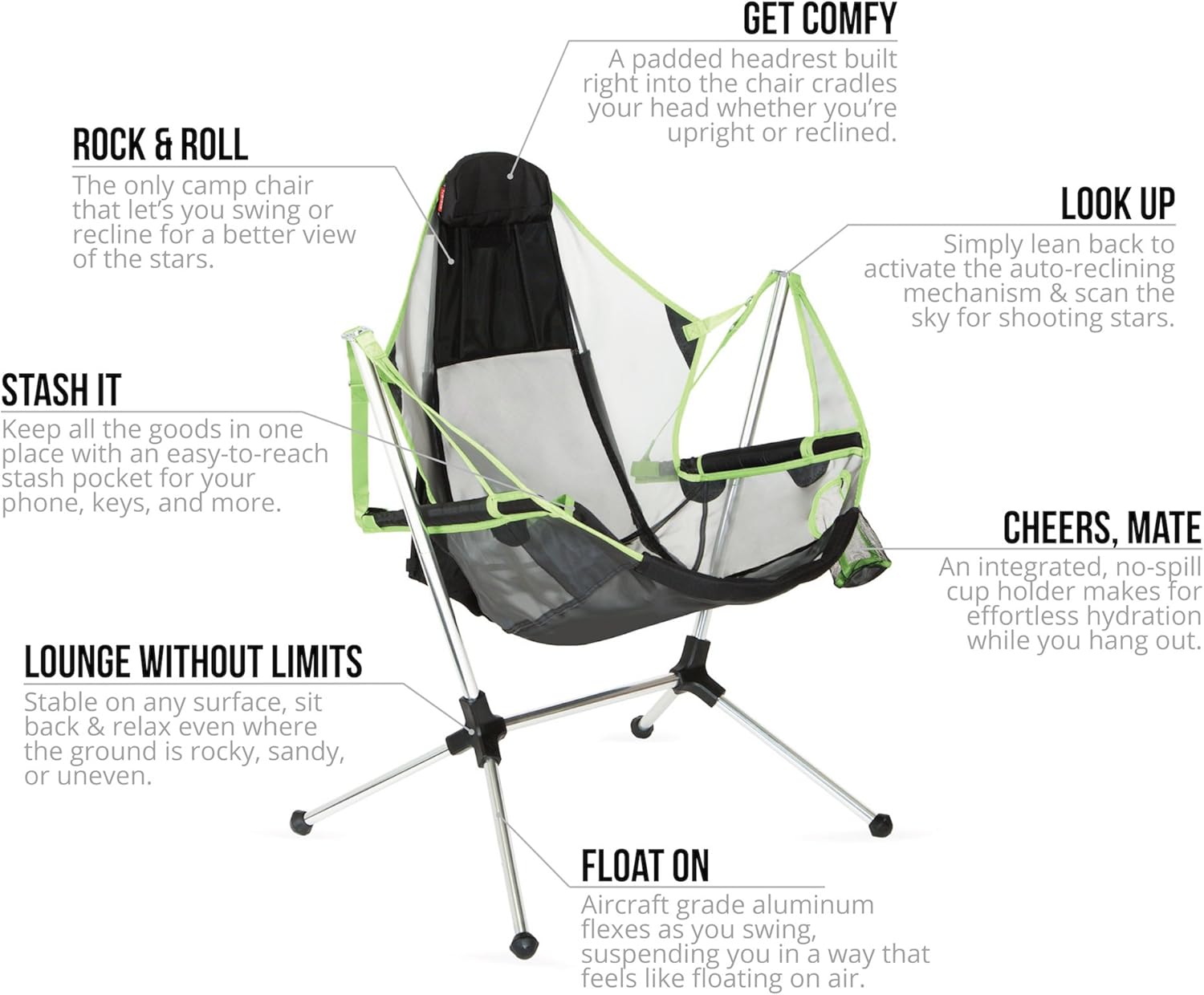 nemo stargaze recliner luxury camp chair