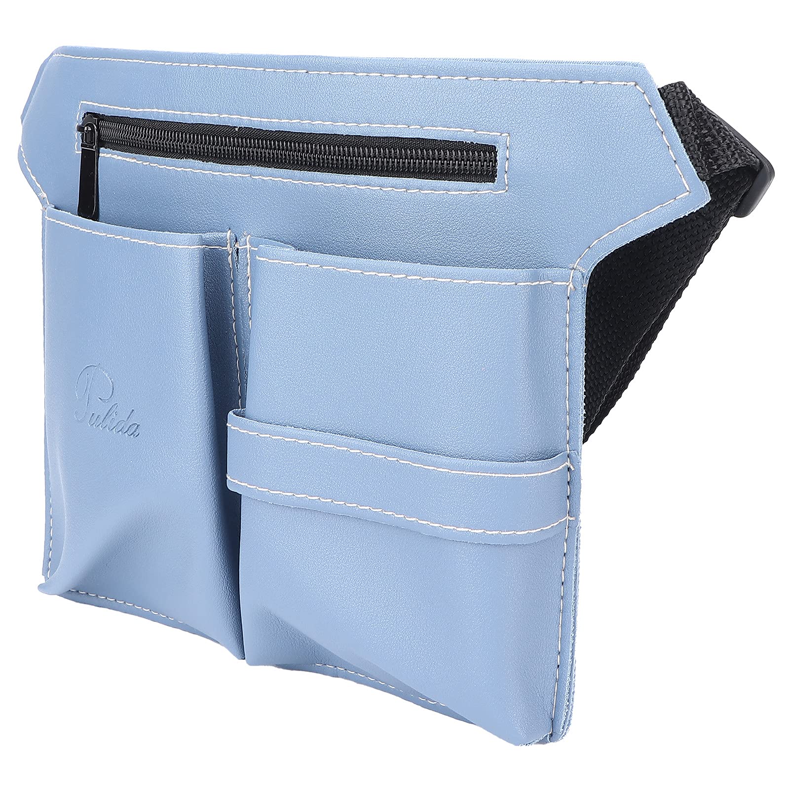 Salon Tools Holster Bag, Hairdresser Tool Waist Bag Simple Classic Style Durable with Belt for Barber