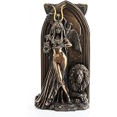 Veronese Design 10 5/8 Inch The Priestess Egyptian Goddess Resin Statue Bronze Finish