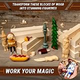 BeaverCraft Basswood Carving Blocks BW16 Pcs for Beginners Whittling Kit view 2