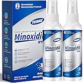 TEADZ 5% Minoxidil for Men and Women,Minoxidil hair growth products,Intense Hair Growth Serum,May Promote Faster, Stronger, Thicker Hair Growth to Fight Hair Loss and Thinning Hair(2.82 oz*2)
