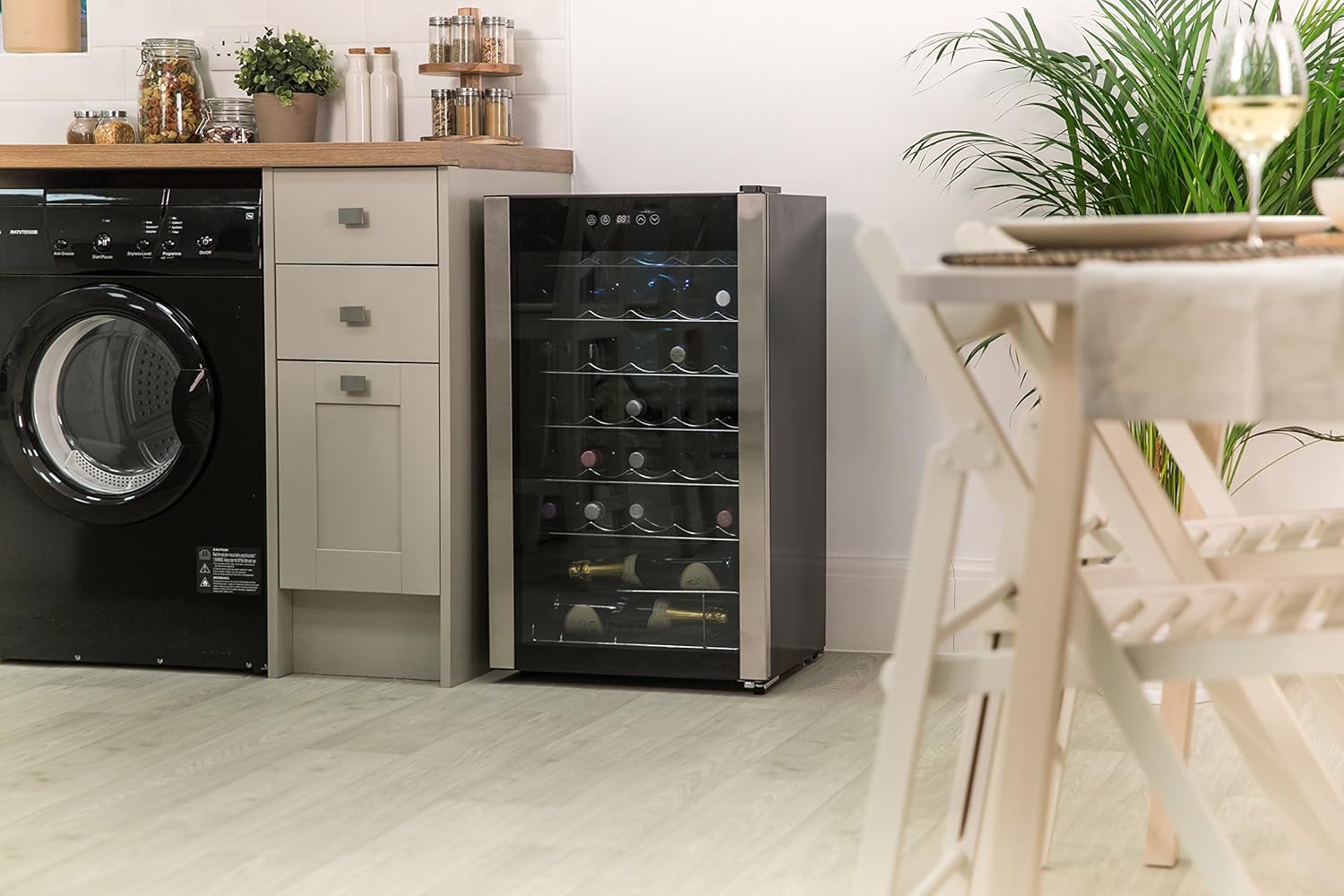 Russell Hobbs RH34WC1 Freestanding Wine Cooler, 34 bottle capacity