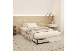 Oykomuc Twin Box Spring Bed Base 7 Inch High, 1500 LBS Heavy Duty Metal Mattress Foundation with Fabric Cover, Easy Assembly, Quiet Noise Free, Non Slip