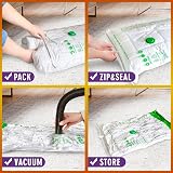 Storage Master Space Saver Bags for Travel Reusable Vacuum 9 Medium view 3