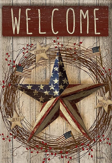 Amazon Com Carson Home Accents Flagtrends 48899 Primitive